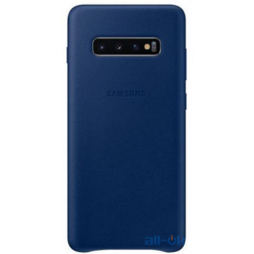 Чохол для смартфону Samsung G975 Galaxy S10+ Leather Cover Navy (EF-VG975LNEG)